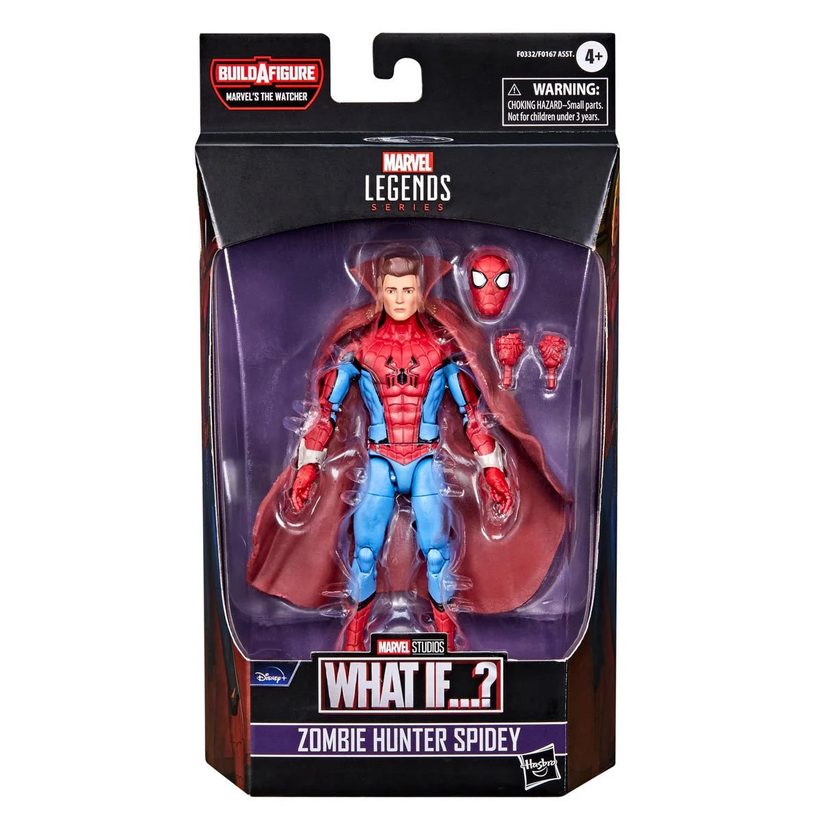 Marvel Legends What If? Zombie Hunter Spidey Hasbro No Protector Case